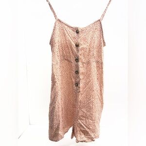 Rusty Leopard Print Romper